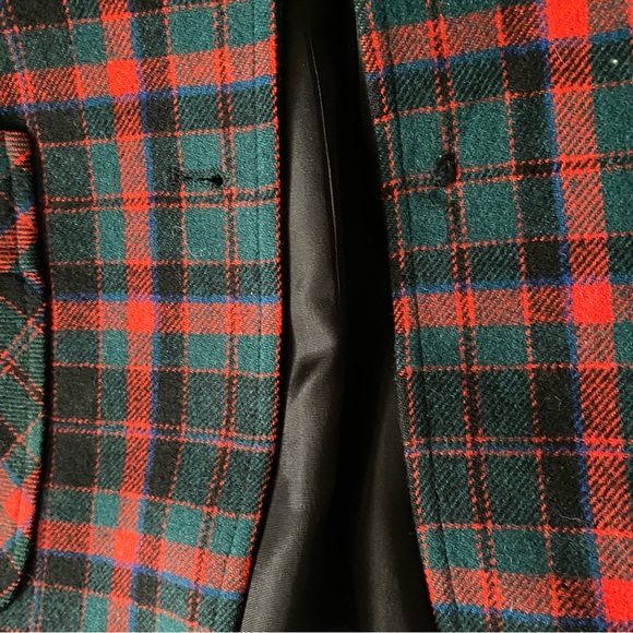 Vintage Pendleton Tartan Plaid Wool Blazer - Picture 6 of 8